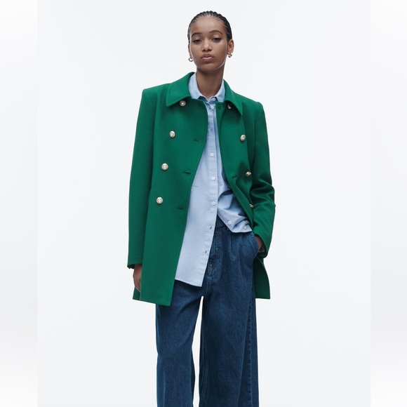 Zara double breasted long blazer - Picture 3 of 7